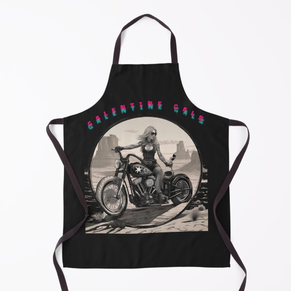 Item preview, Black and white Bohemian Galentine gal Sunset ride in the Mohave desert designed and sold by sailorsam1805.
