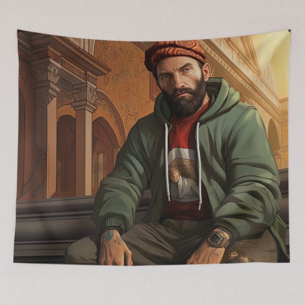Item preview, Michelangelo Buonarroti | Hip Hop style designed and sold by ComicsFactory.