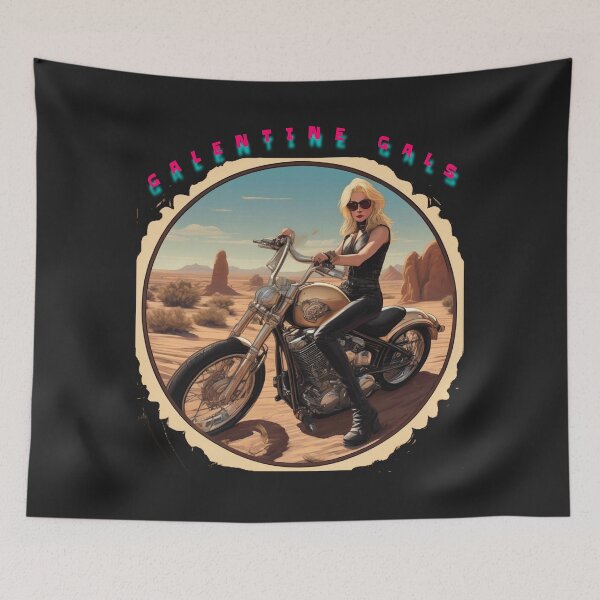 Item preview, Very Cool Galentine gal ride in the Mohave desert designed and sold by sailorsam1805.