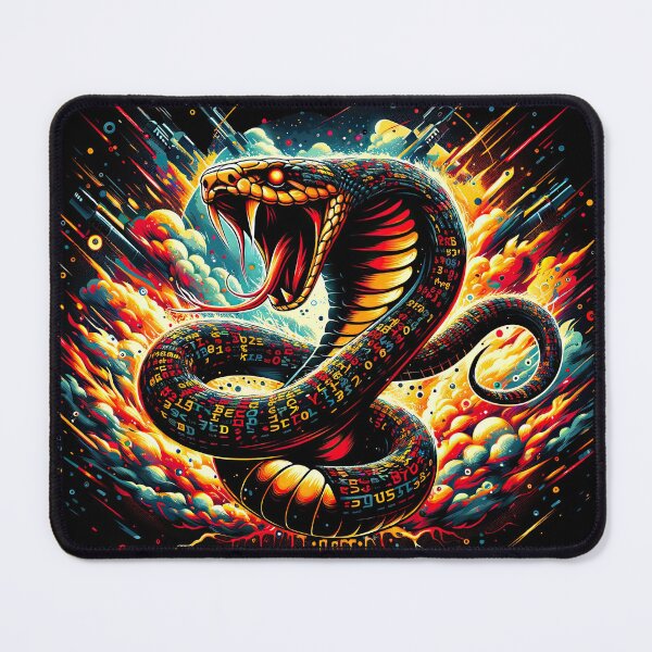 Item preview, Code Inferno: Python's Fiery Algorithmic Ascension designed and sold by TuringTacoTales.