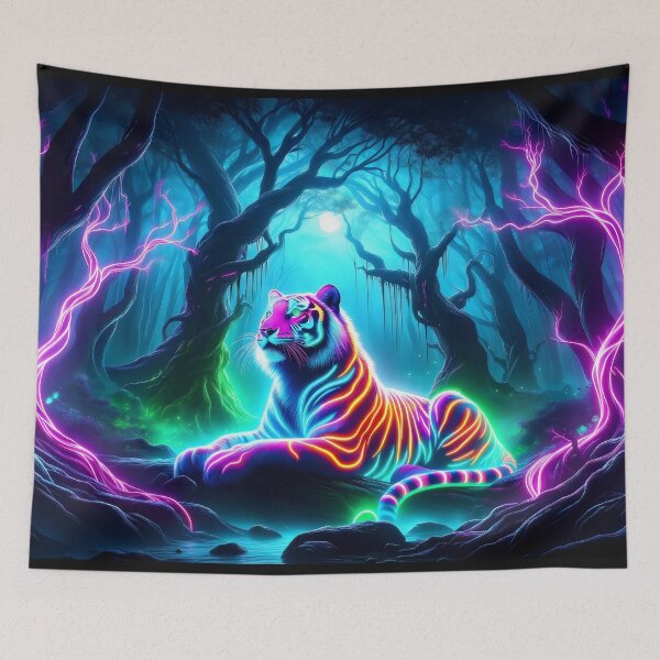 Item preview, Neon Tiger  designed and sold by Truck Stop One.