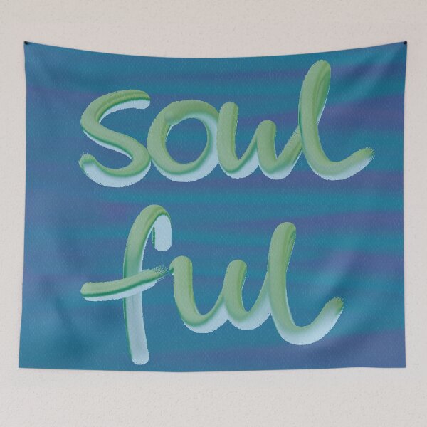 Item preview, SOULFUL word art print designed and sold by nataliavandalia.