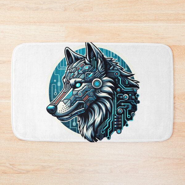 Item preview, Neon Wolf #2 designed and sold by MrAI-Store.