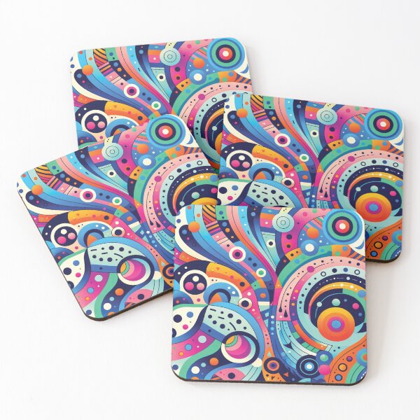 Item preview, A Fun and Vibrant Abstract Pattern designed and sold by ScroggMcGoose.