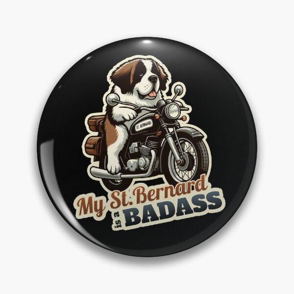 Item preview, Biker St. Bernard designed and sold by ThisDress.