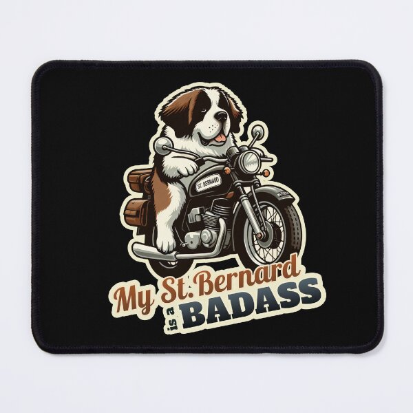 Item preview, Biker St. Bernard designed and sold by ThisDress.