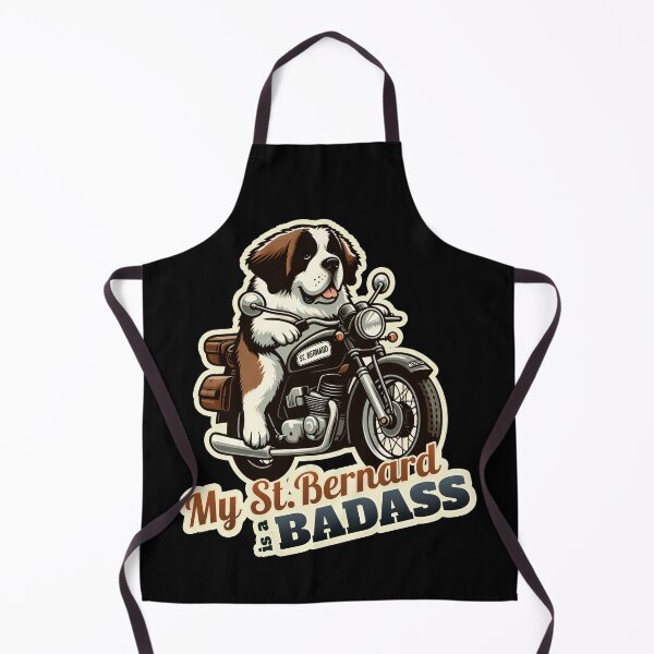 Item preview, Biker St. Bernard designed and sold by ThisDress.