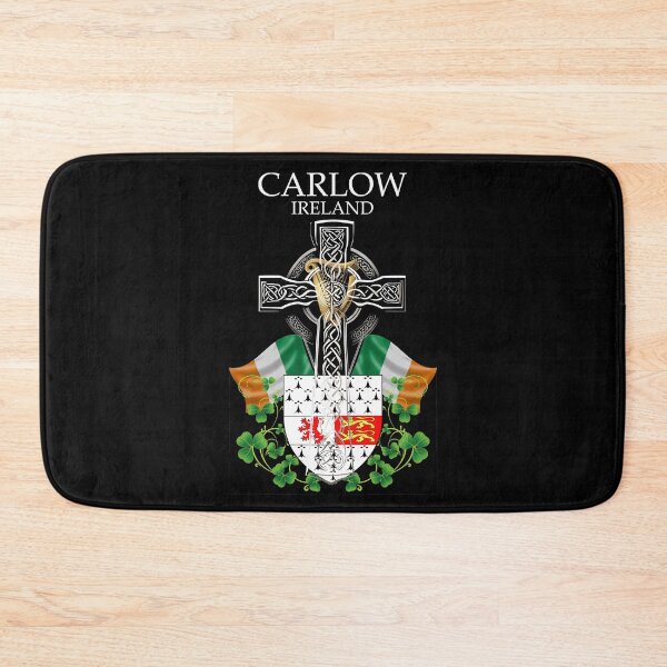 Artikelvorschau, ✅ Carlow, Irland – Irisch-keltisches Kreuz & Wappen entworfen und verkauft von REAL IRISH GIFTS.