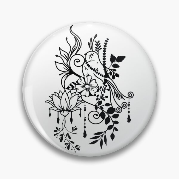 Item preview, Bird among flowers designed and sold by JMcdesigner.