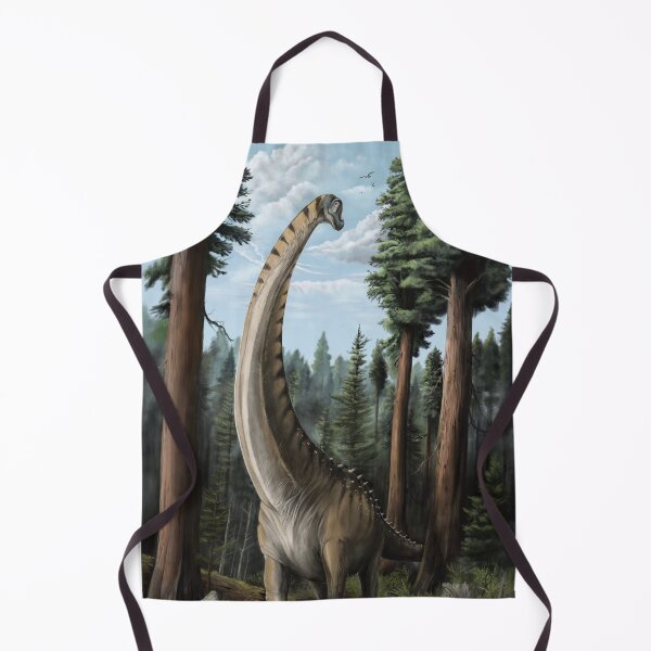 Item preview, Alamosaurus Walking through a Redwood Forest.  designed and sold by artbyjmetzger.