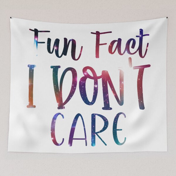 Item preview, Fun fact I don't care designed and sold by LilithsDesires.