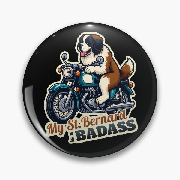 Item preview, Biker St. Bernard designed and sold by ThisDress.