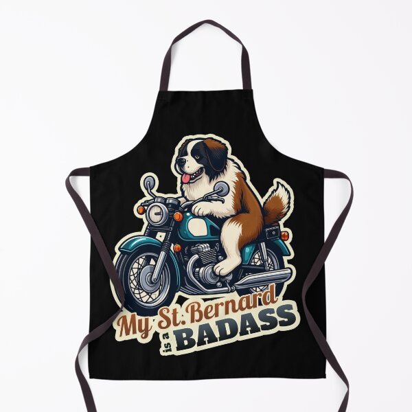 Item preview, Biker St. Bernard designed and sold by ThisDress.