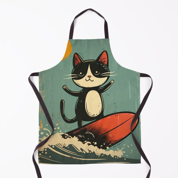 Item preview, Surfing cute cat designed and sold by randrdesign.