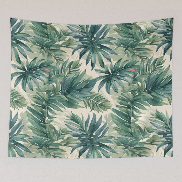 Item preview, Leaf - Green Palm Leaves Pattern ; Nature Pattern designed and sold by PatternInArt.