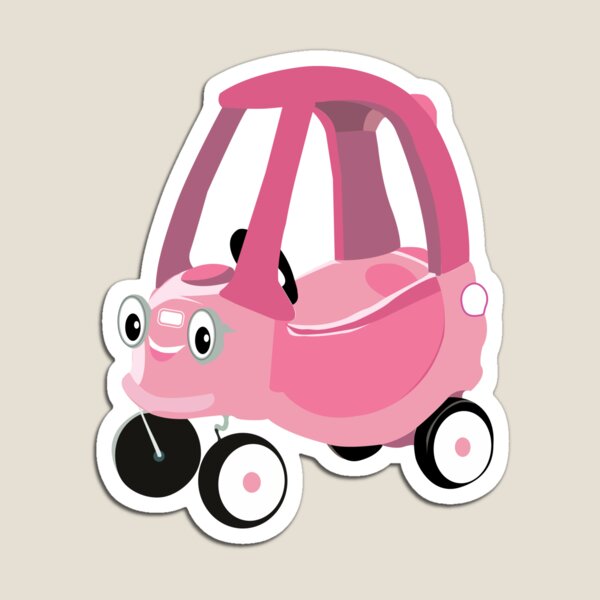 Item preview, Pink Little Tikes Cozy Coupe Sticker designed and sold by TheWisteriaYard.