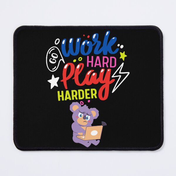 Item preview, Work Hard Play Harder - Life quote design designed and sold by TheArtistOf2022.