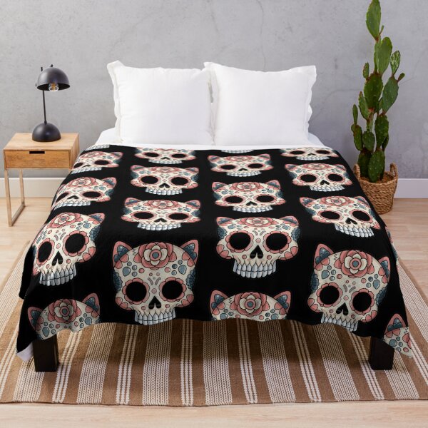 Item preview, Funny Cute Cat Skull designed and sold by Cr320.