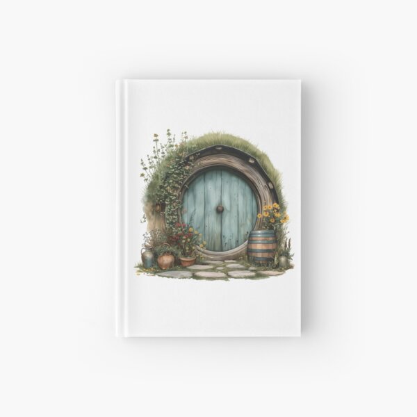 Aperçu de l'œuvre Porte ronde halfelin à l'aquarelle - Fantaisie créée et vendue par Fenay Designs.