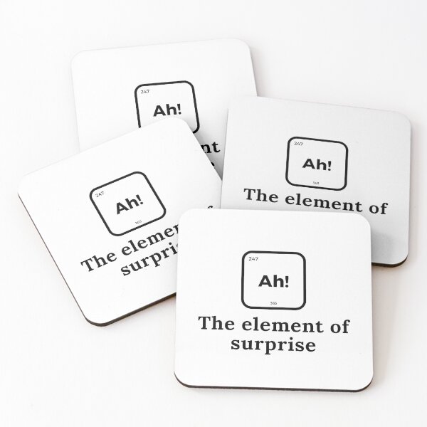 Artikelvorschau, Ah! Das Element der Überraschung | Chemie | Lehrer | Lustig entworfen und verkauft von ShopCoolStop.