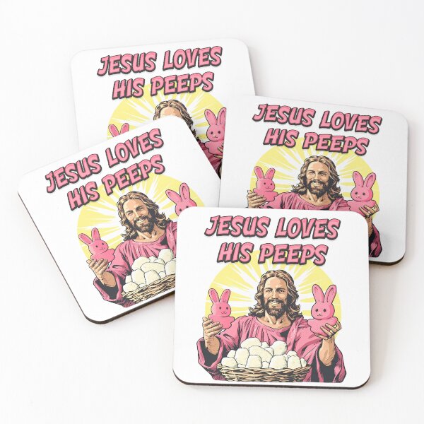 Item preview, Jesus Loves His Peeps Easter Pop Art designed and sold by Julia Smorochynska.