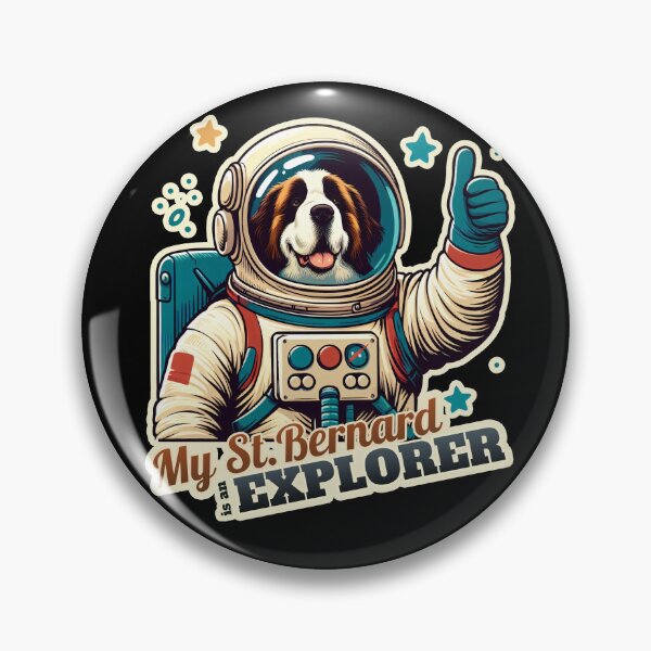 Item preview, Astronaut St. Bernard designed and sold by ThisDress.
