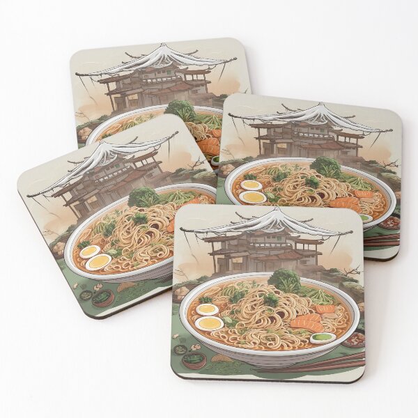 Item preview,  Ramen Bowl with Kintsugi-inspired Design Tee designed and sold by Tshirt-Deer.