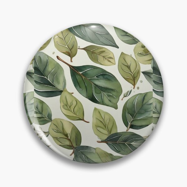Item preview,  Leaf - Green Olive Leaves Pattern ; Nature Pattern designed and sold by PatternInArt.