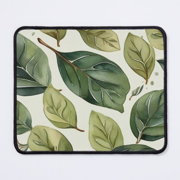Item preview,  Leaf - Green Olive Leaves Pattern ; Nature Pattern designed and sold by PatternInArt.