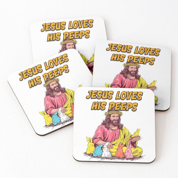 Item preview, Jesus Loves His Peeps Easter Pop Art designed and sold by Julia Smorochynska.