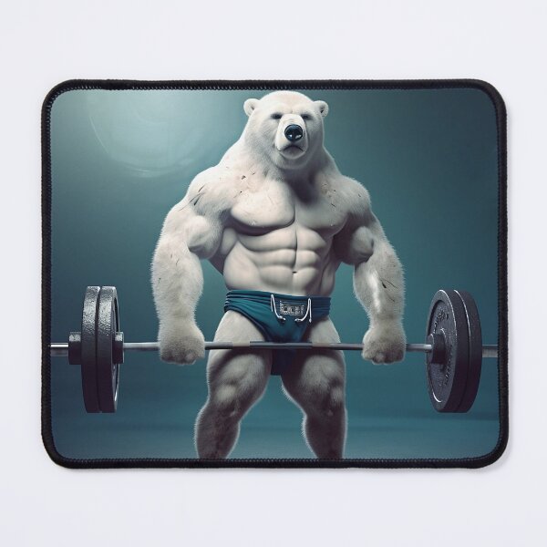 Item preview, Muscular Polar Bear designed and sold by TBDesigns.