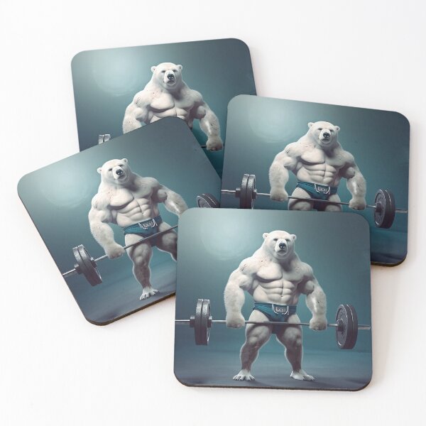 Item preview, Muscular Polar Bear designed and sold by TBDesigns.