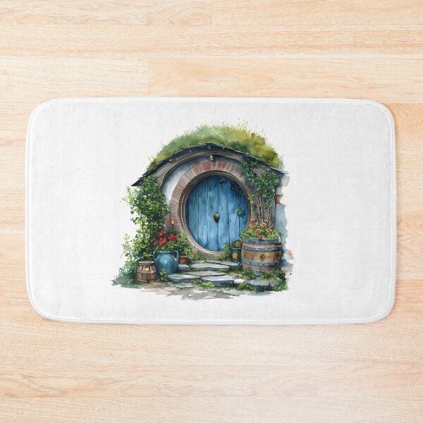 Item preview, Beautiful Halfling Home in Watercolor - Fantasy designed and sold by Fenay Designs.