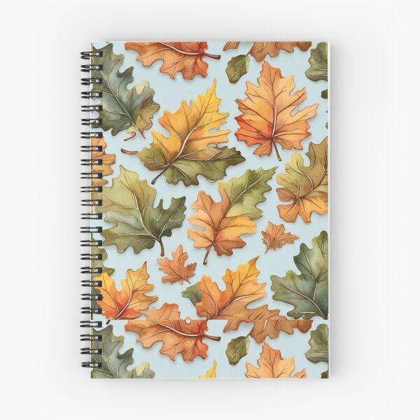 Item preview,  Leaf - Green and Orange Oak Leaves Pattern ; Nature Pattern designed and sold by PatternInArt.