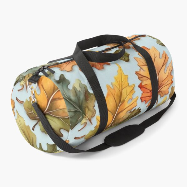 Item preview, Leaf - Green and Orange Oak Leaves Pattern ; Nature Pattern designed and sold by PatternInArt.