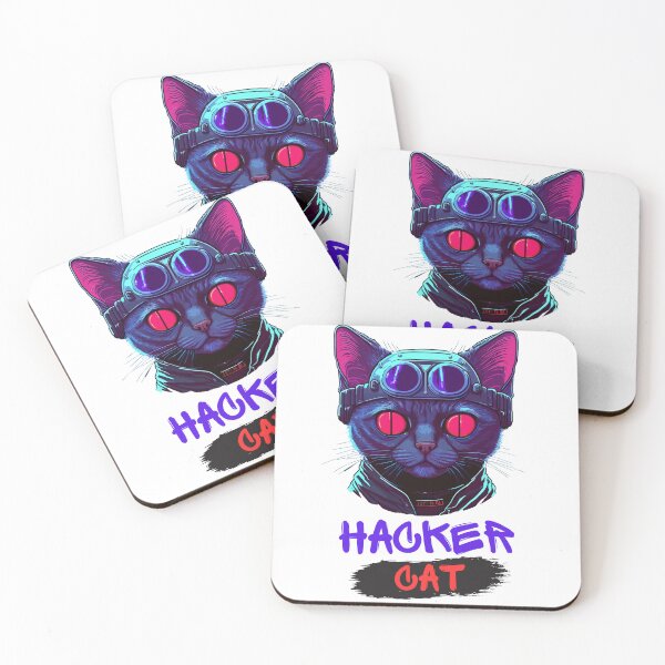 Item preview, Hacker Cat - Animals quote design designed and sold by TheArtistOf2022.