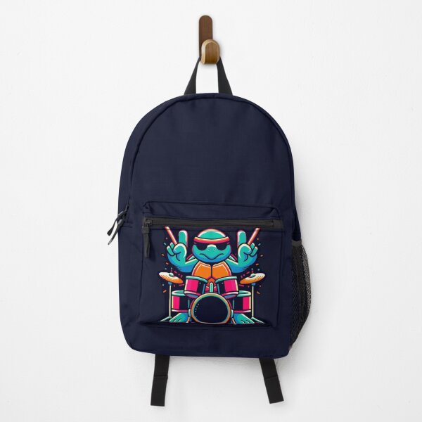 Item preview, COOL NEON DRUMMER TURTLE designed and sold by That Dream Store.
