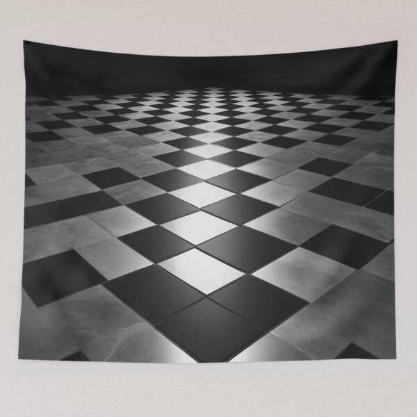 Item preview, Black and White Grey Square designed and sold by Simplybe1.