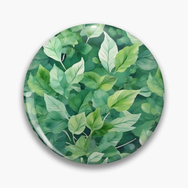Item preview, Leaf - Green Leaves Forest Pattern ; Nature Pattern designed and sold by PatternInArt.