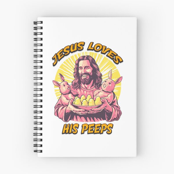 Item preview, Jesus Loves His Peeps Easter Pop Art designed and sold by Julia Smorochynska.