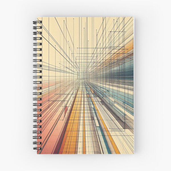 Item preview, Geometric Horizon: Colorful Lines and Perspectives designed and sold by Lyavalio.
