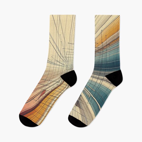 Item preview, Geometric Horizon: Colorful Lines and Perspectives designed and sold by Lyavalio.
