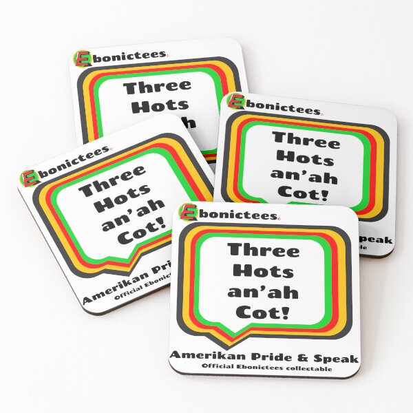 Item preview, Three Hots an'ah Cot! Ebonictees ebonic phrase. designed and sold by Ebonictees.