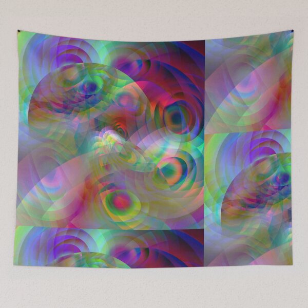 Item preview, Colored Wheels VII designed and sold by MAMA LXXVIII: Art by Marsailhe Milward.