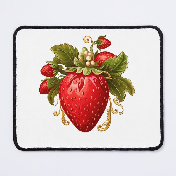 Item preview, Hand Picked Strawberries In Elegant Baroque Style designed and sold by CosyTeal.
