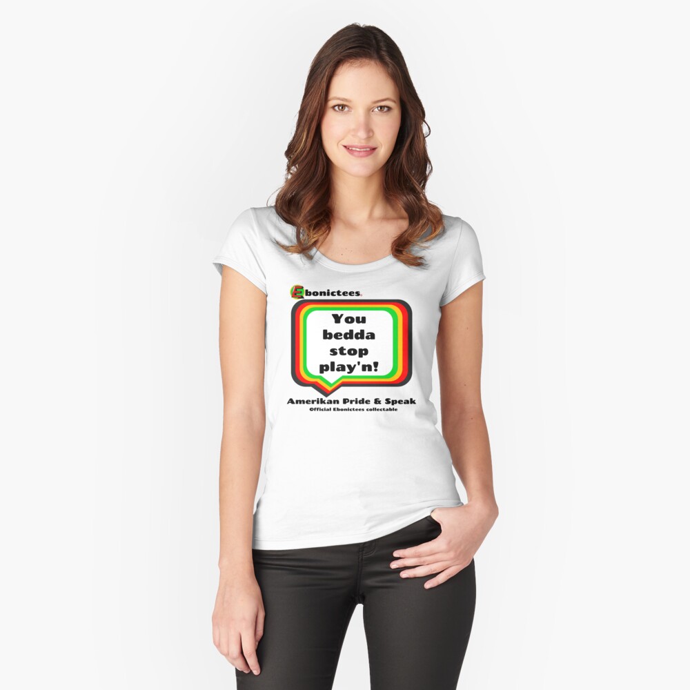 Item preview, Fitted Scoop T-Shirt designed and sold by Ebonictees.
