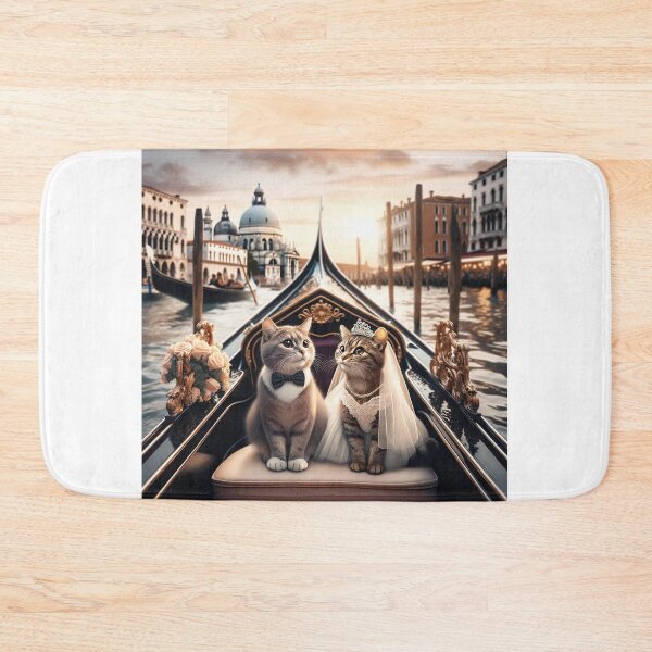 Artikelvorschau, Flitterwochenkatzen in Venedig entworfen und verkauft von catontheroof.