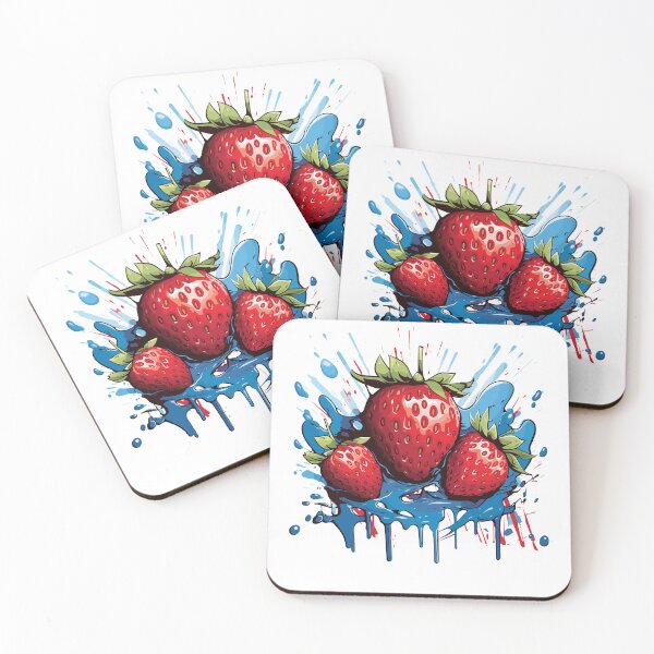 Item preview, Pop Strawberries Graffiti Styled designed and sold by CosyTeal.