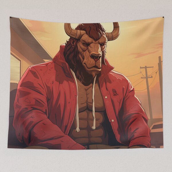 Item preview, Minotaur | Hip Hop style designed and sold by ComicsFactory.