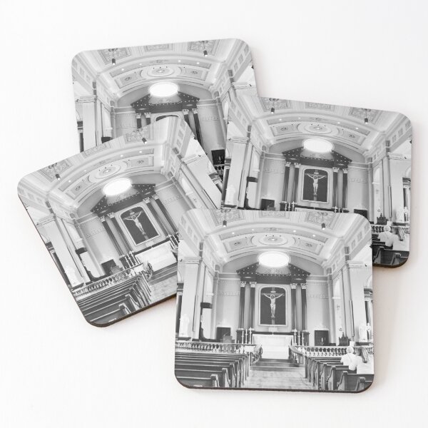 Item preview, Inside Basilica of St. Louis, King of France Black And White designed and sold by LisaWootenPhoto.